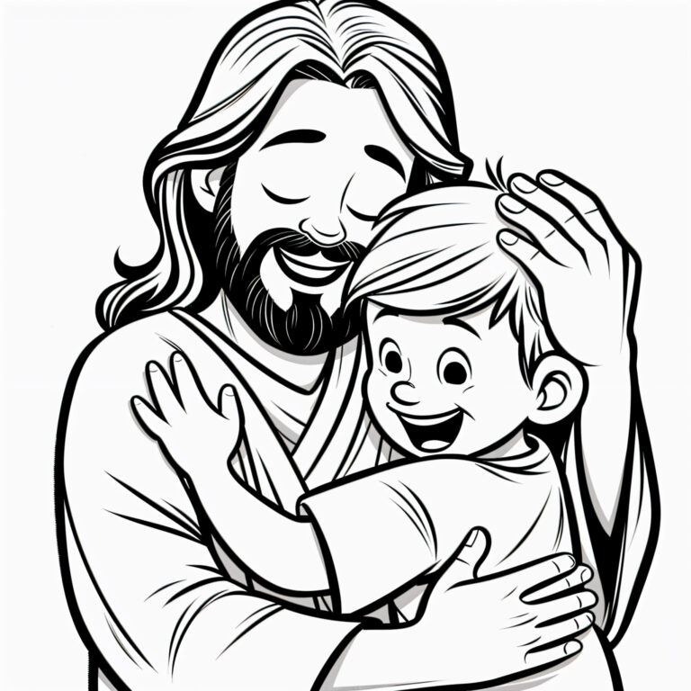 Dibujos de Jesús para imprimir y colorear 🎨