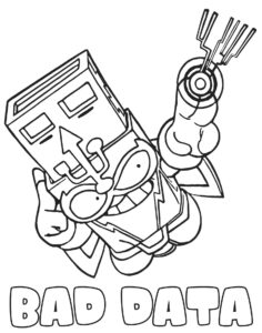 Bad Data De Superzings Para Colorear
