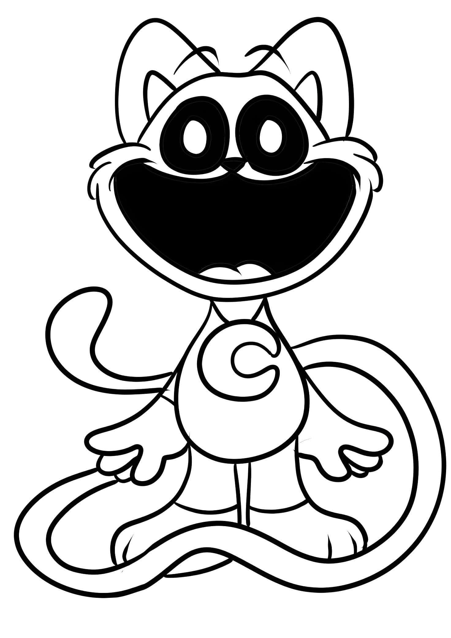 Catnap Para Colorear