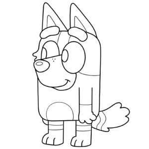 Dibujo De Bluey Para Colorear E Imprimir