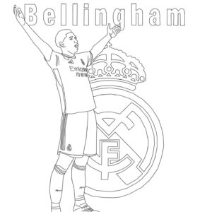 Dibujo De Jude Bellingham Para Imprimir