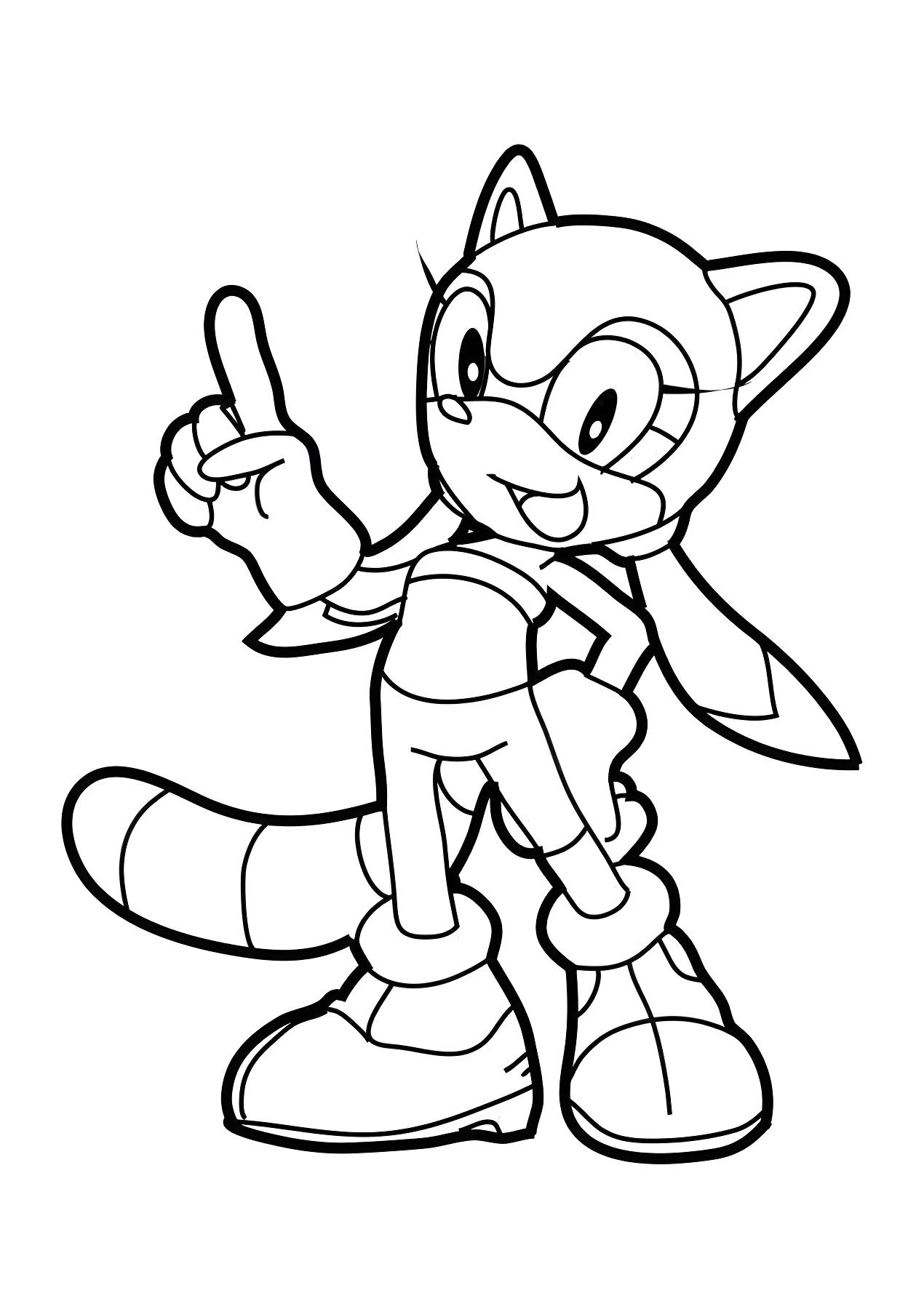 Dibujo De Sonic Para Imprimir Y Colorear 2