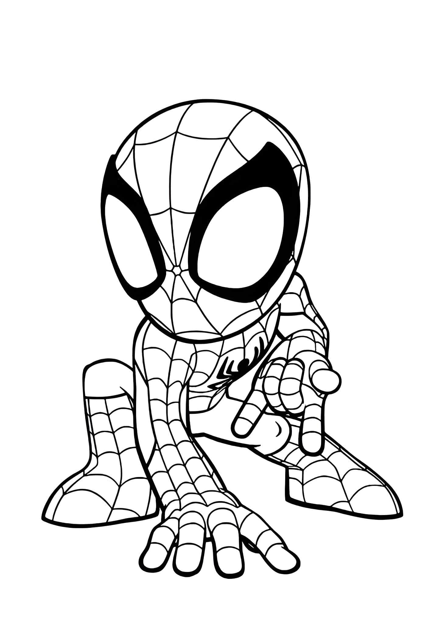 Dibujo De Spidey Para Colorear