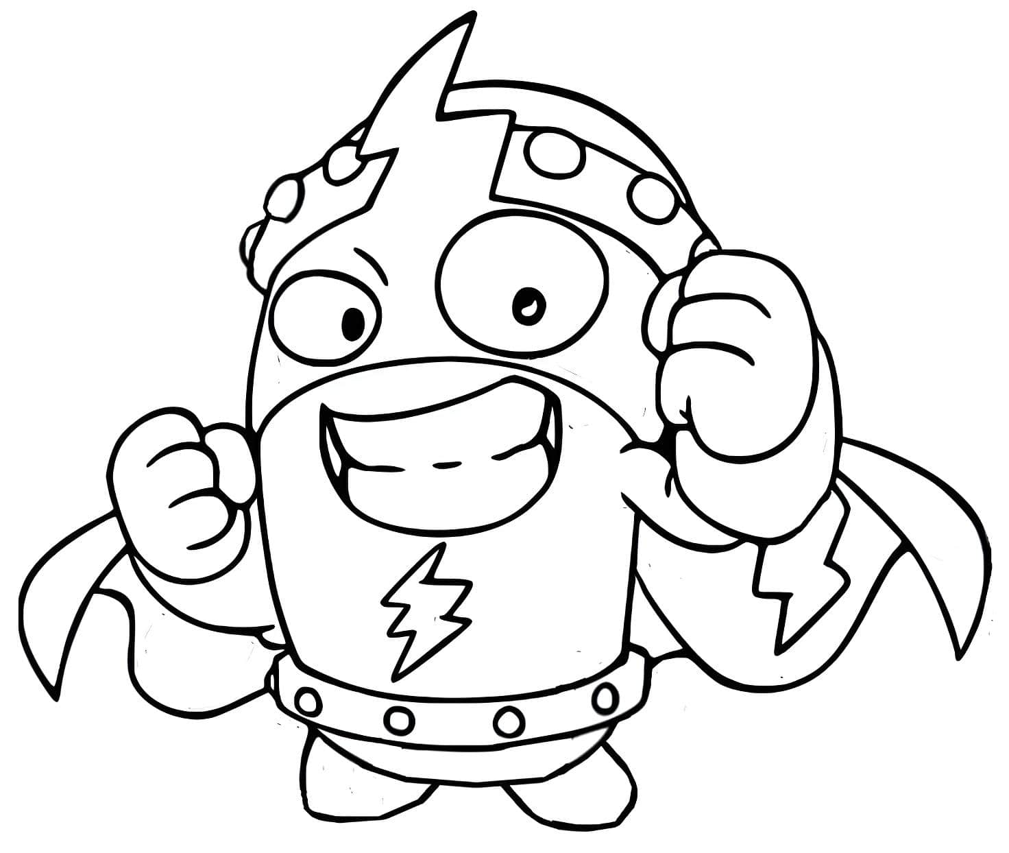 Dibujo De Super Zings Para Colorear