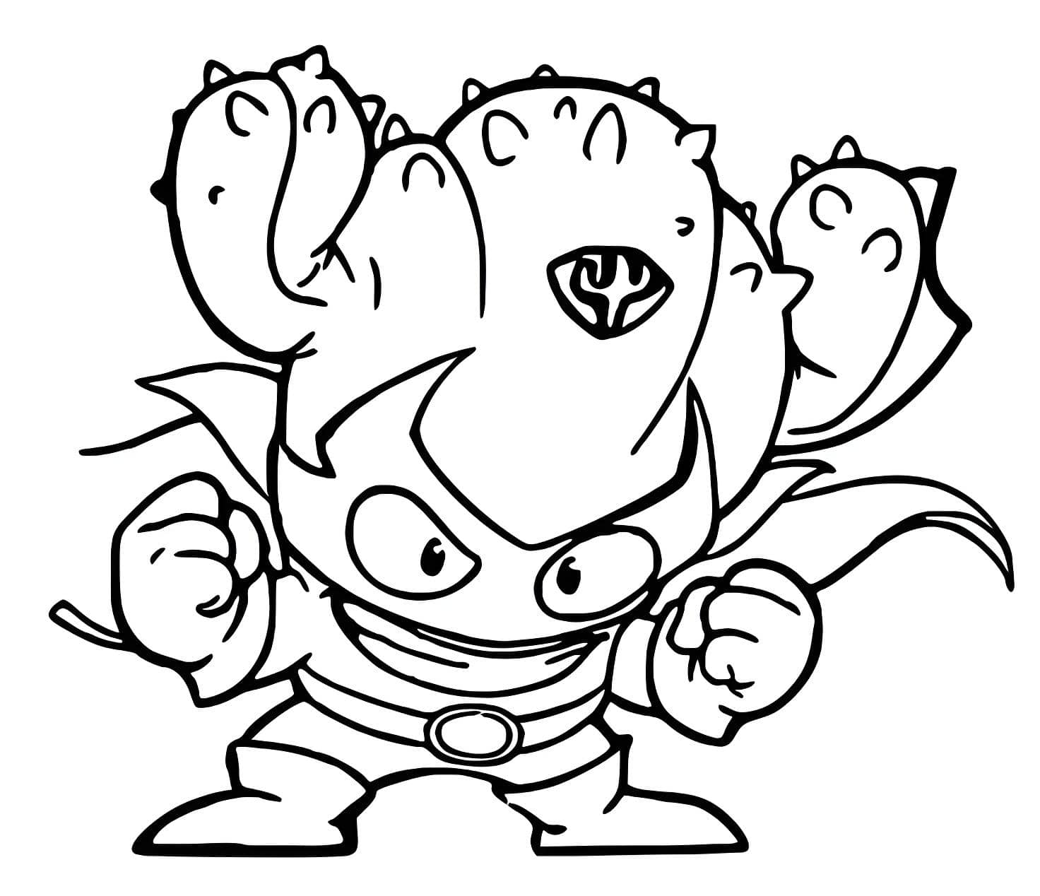 Dibujo De Superzings Imprimir Y Colorear