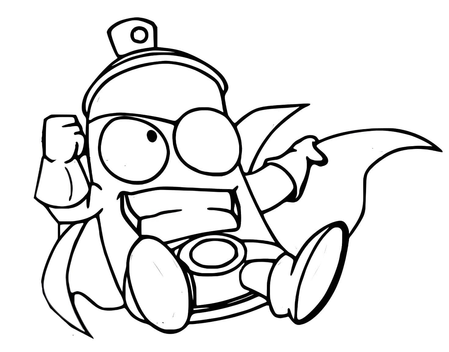 Superzings Para Colorear