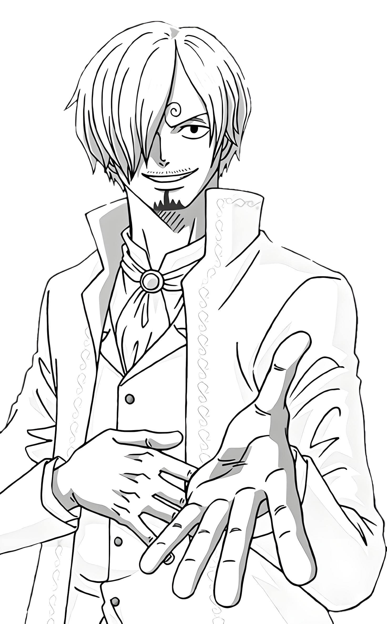 Dibujo De Sanji De One Piece Para Colorear