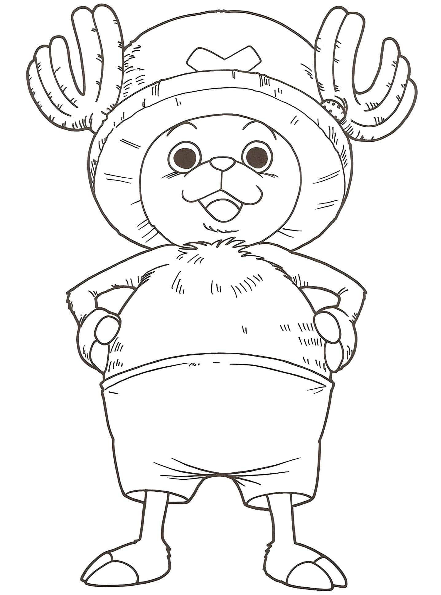 Dibujo De Chopper De One Piece Para Colorear