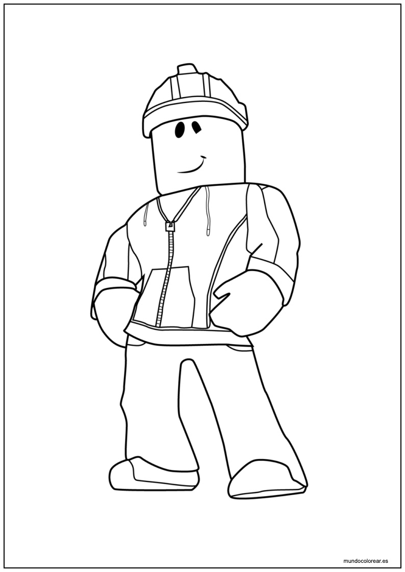 Dibujo Roblox Rap Para Imprimir