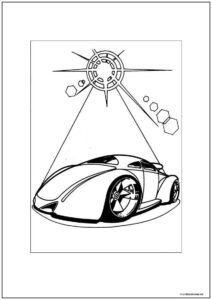 Dibujo De Hot Wheels Battle Spec De Kurt Wylde Para Imprimir