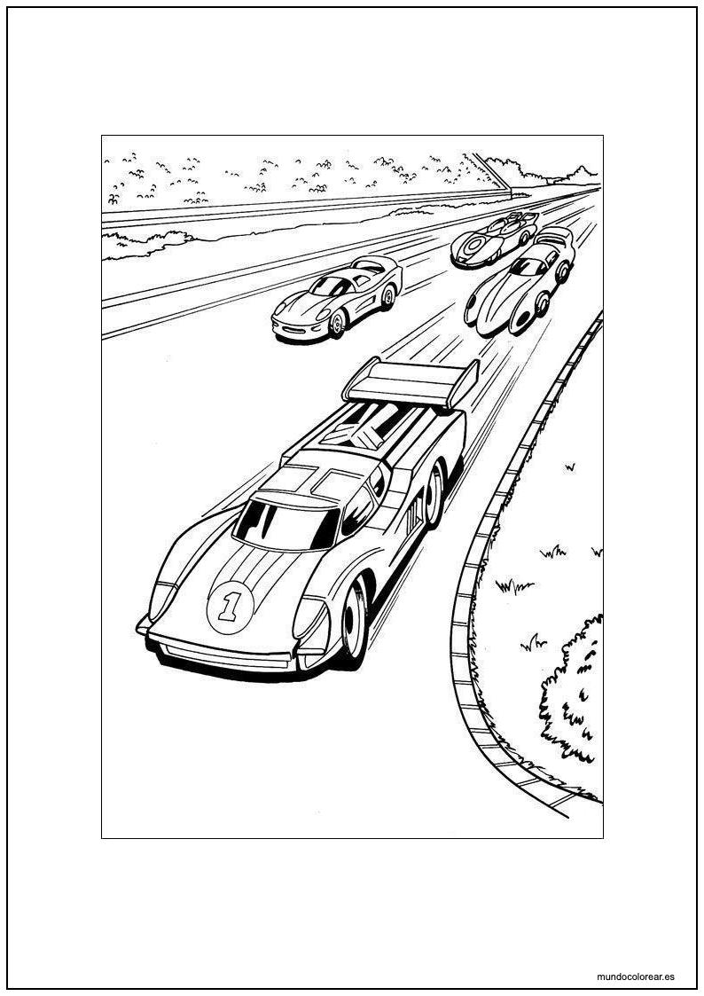 Dibujo De Hot Wheels Markie Con Su Rodger Dodger Para Imprimir
