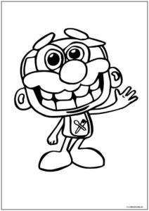 Dibujo De José Totoy Amigable Para Colorear
