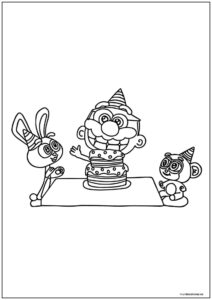 Dibujo De José Totoy Cumpleaños Para Colorear