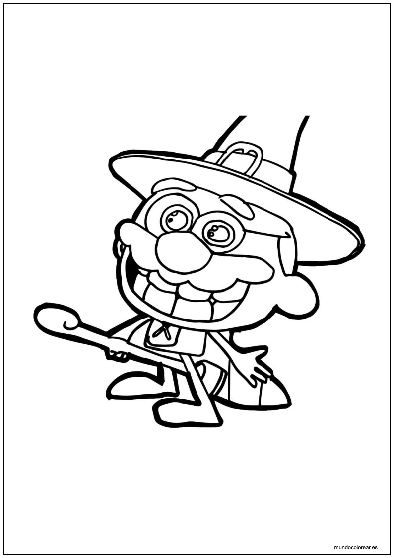Dibujo De José Totoy En Halloween Para Imprimir