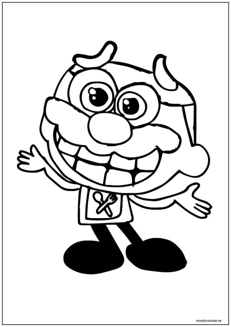 Dibujo De José Totoy Sonriendo Para Colorear E Imprimir