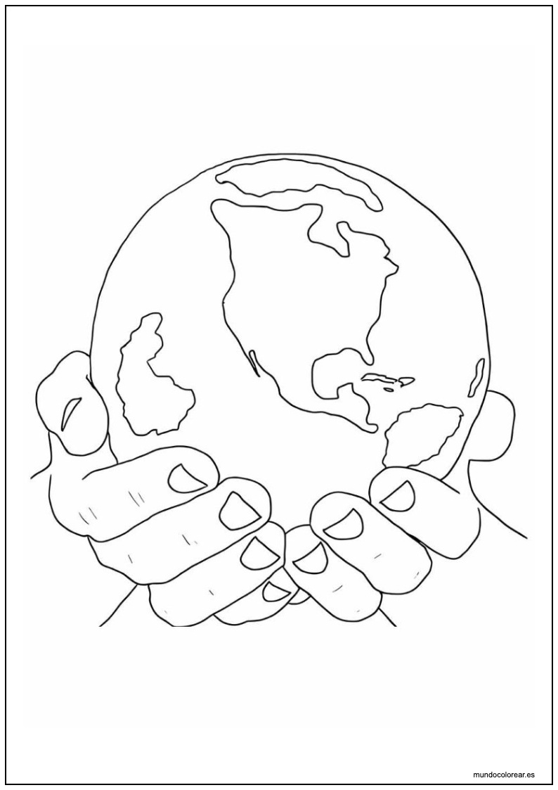 Dibujo De Planeta Para Imprimir 1