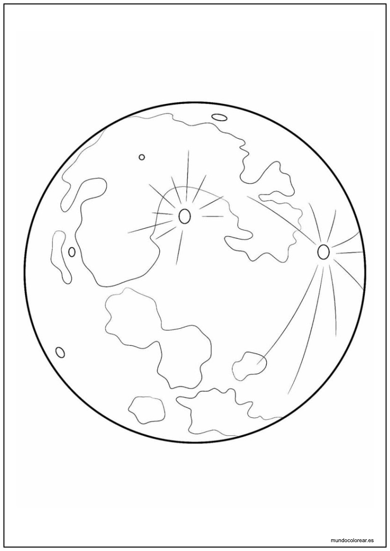 Dibujo De Planeta Para Imprimir 13
