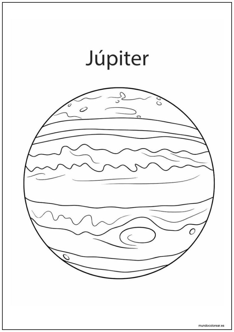 Dibujo De Planeta Para Imprimir 14
