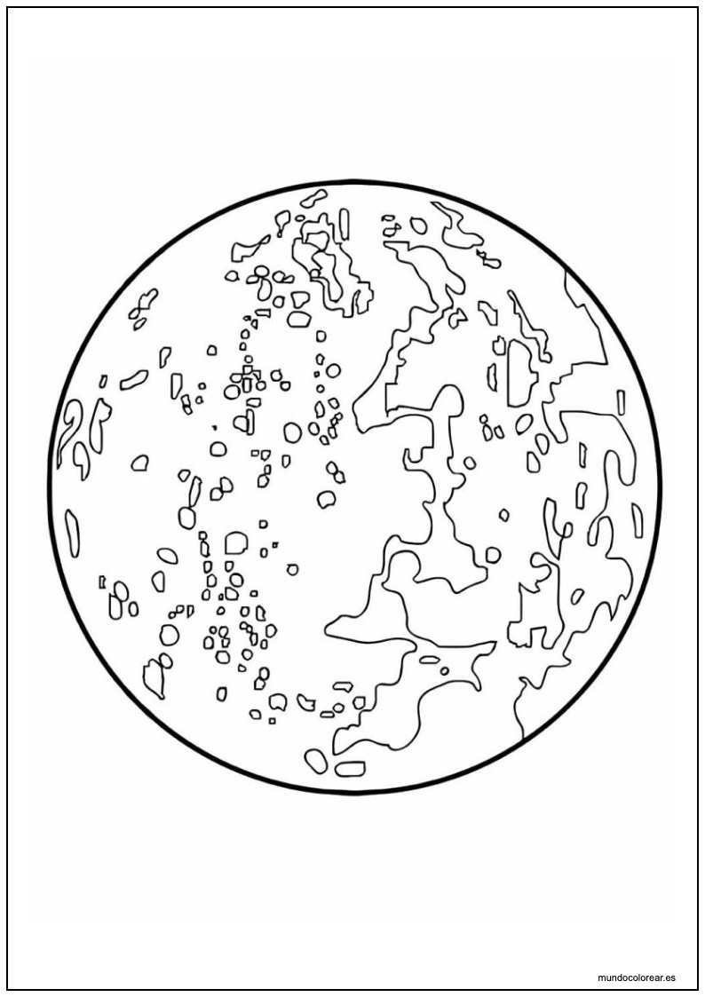 Dibujo De Planeta Para Imprimir 15