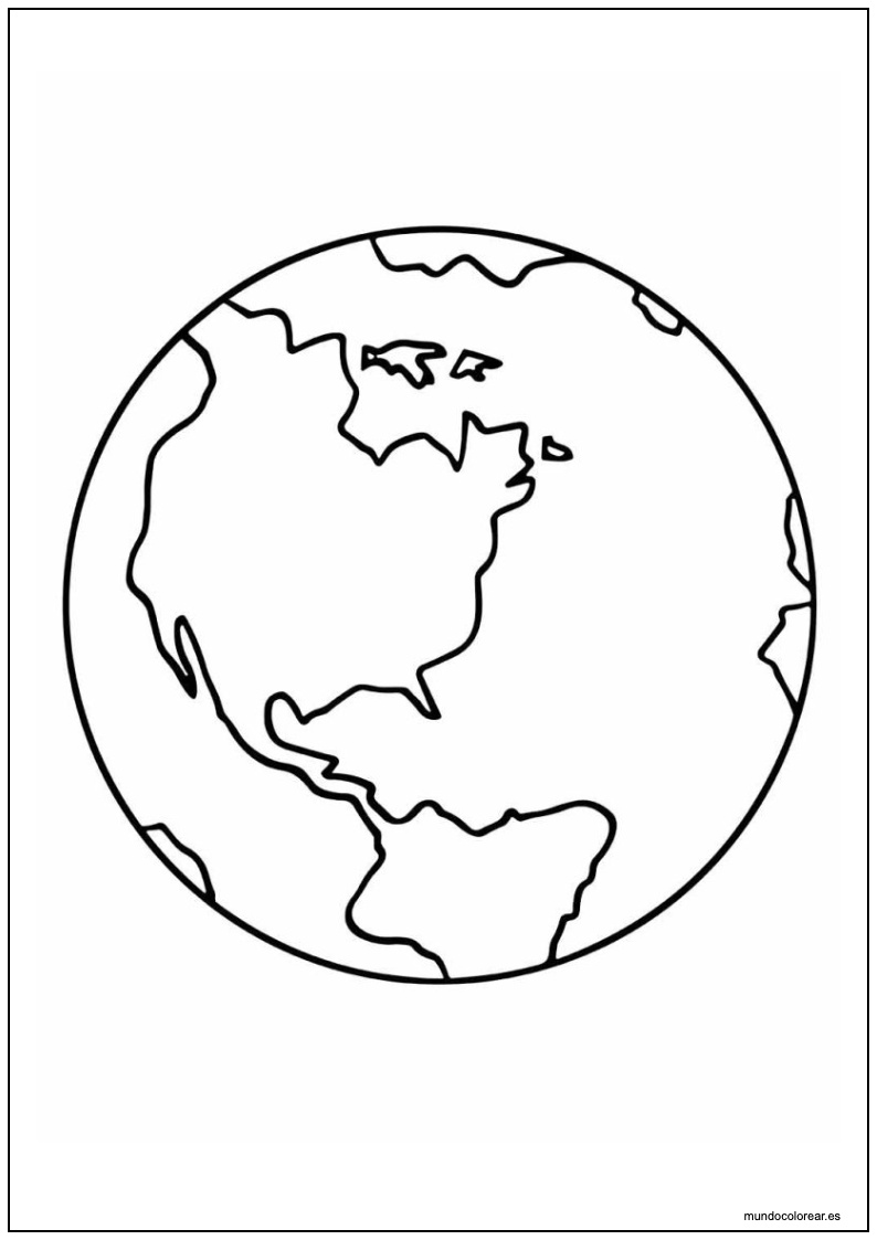Dibujo De Planeta Para Imprimir 16