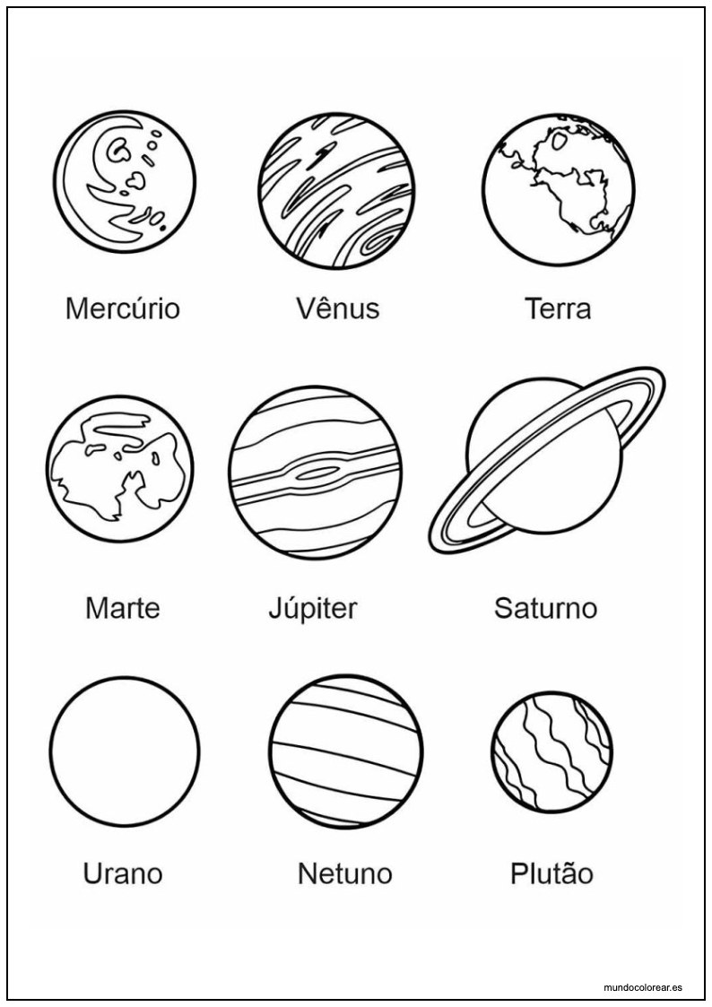 Dibujo De Planeta Para Imprimir 23