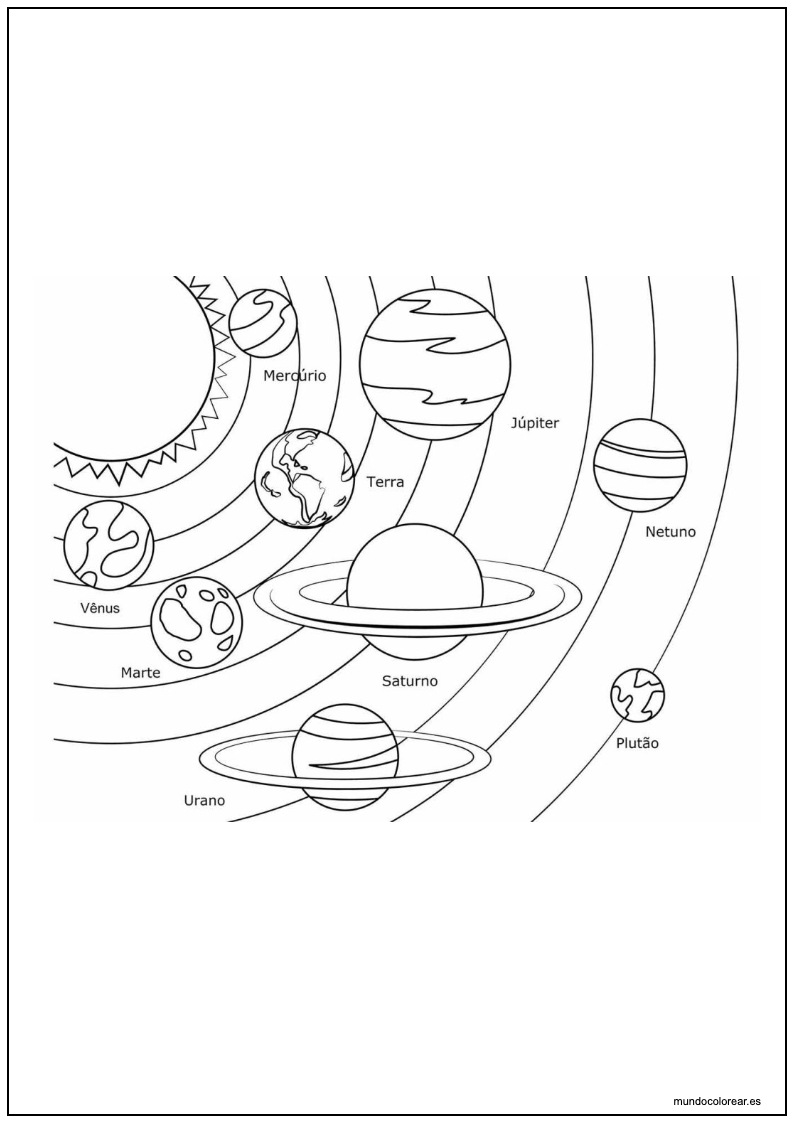 Dibujo De Planeta Para Imprimir 24