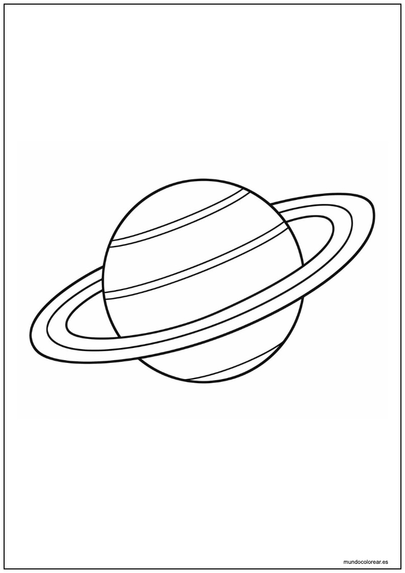 Dibujo De Planeta Para Imprimir 3
