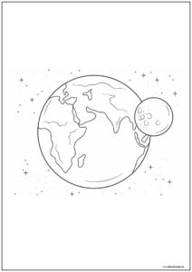Dibujo De Planeta Para Imprimir 4