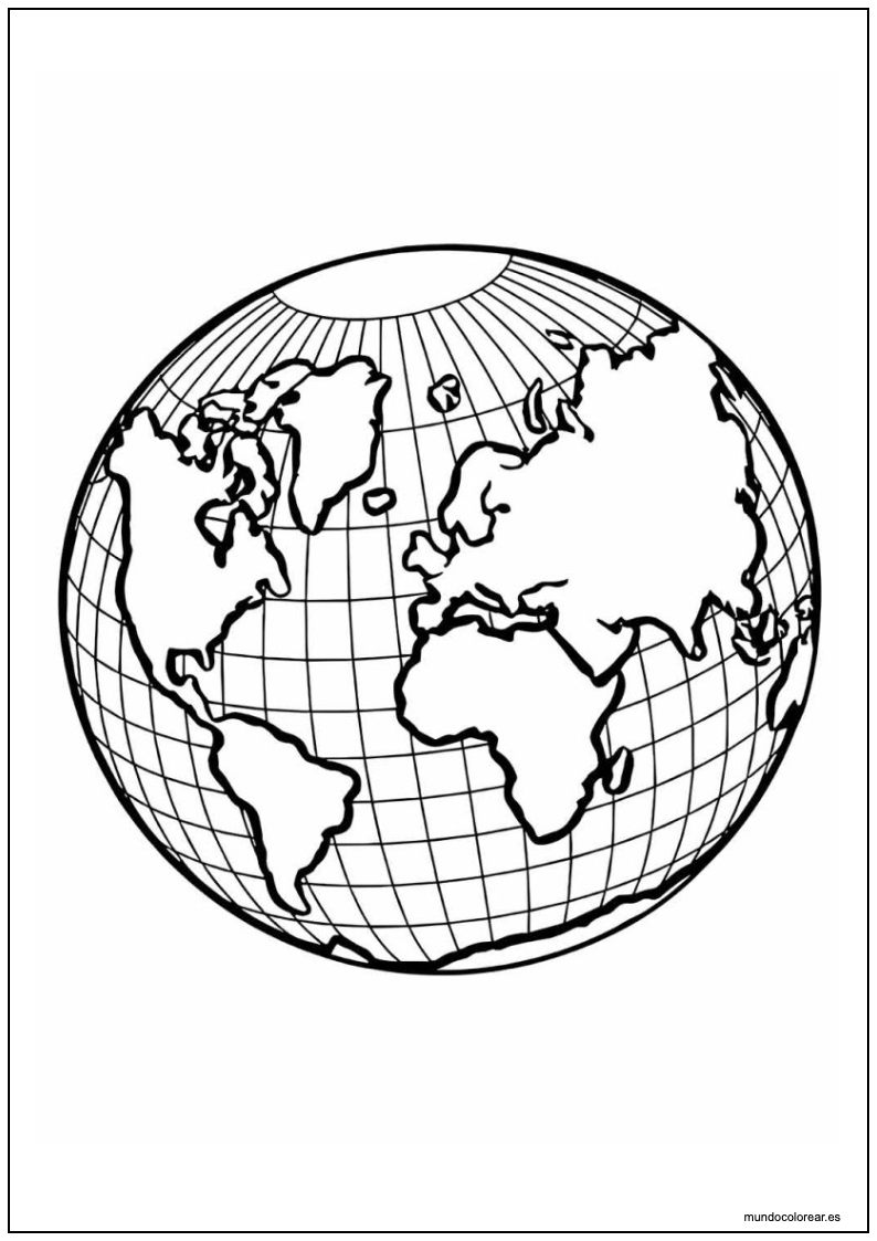 Dibujo De Planeta Para Imprimir 5