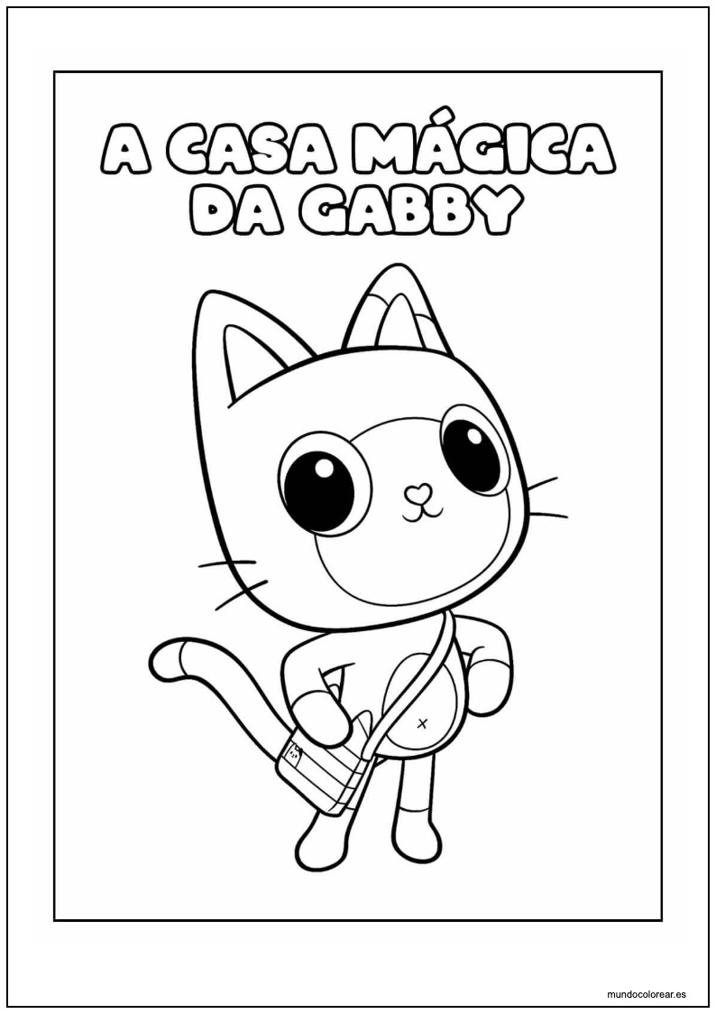 La Casa Mágica De Gabby Para Colorear (1)