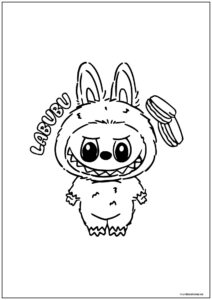 Labubu Con Texto Para Imprimir