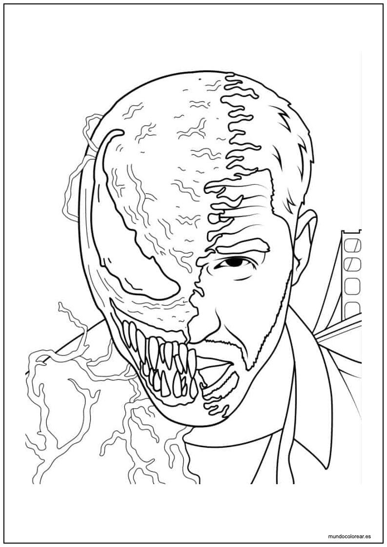 Dibujo De Venom Para Imprimir 13