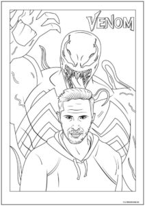 Dibujo De Venom Para Imprimir 2