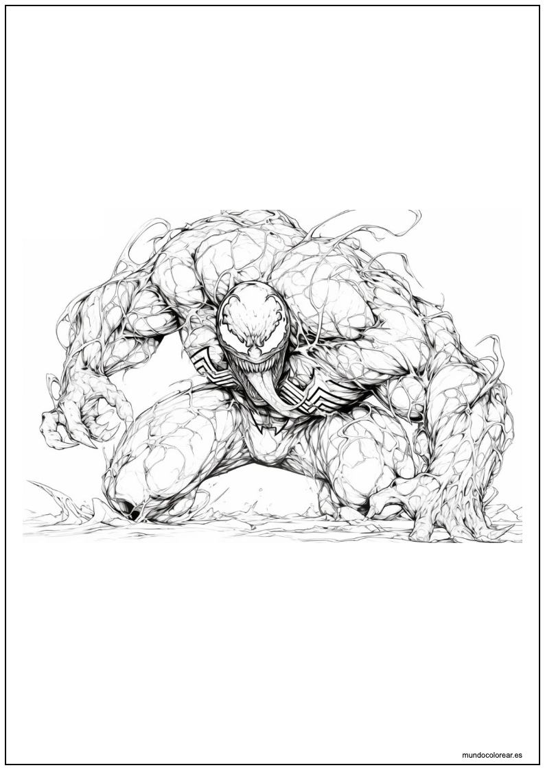 Dibujo De Venom Para Imprimir 21