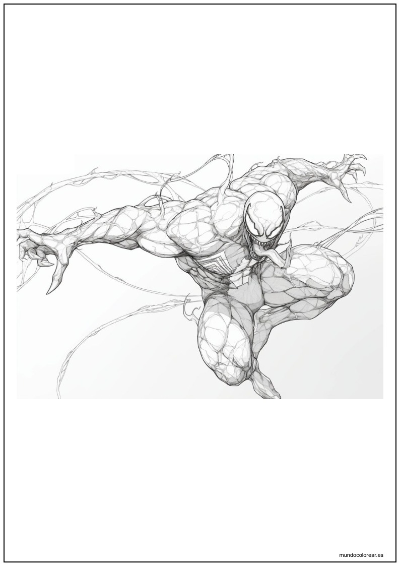 Dibujo De Venom Para Imprimir 22