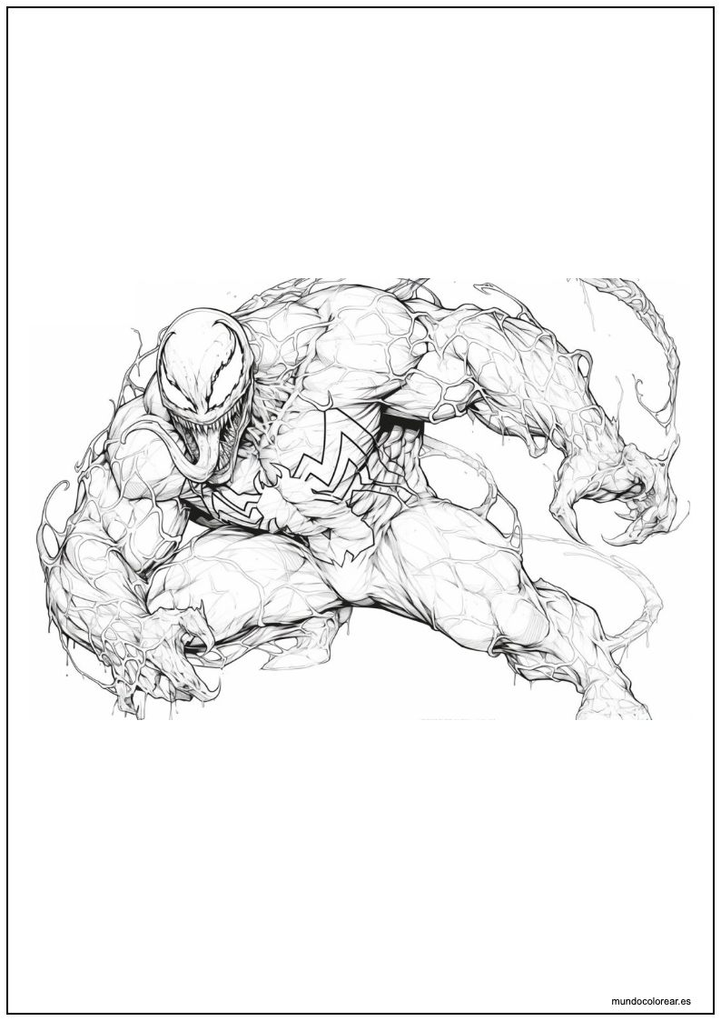 Dibujo De Venom Para Imprimir 26