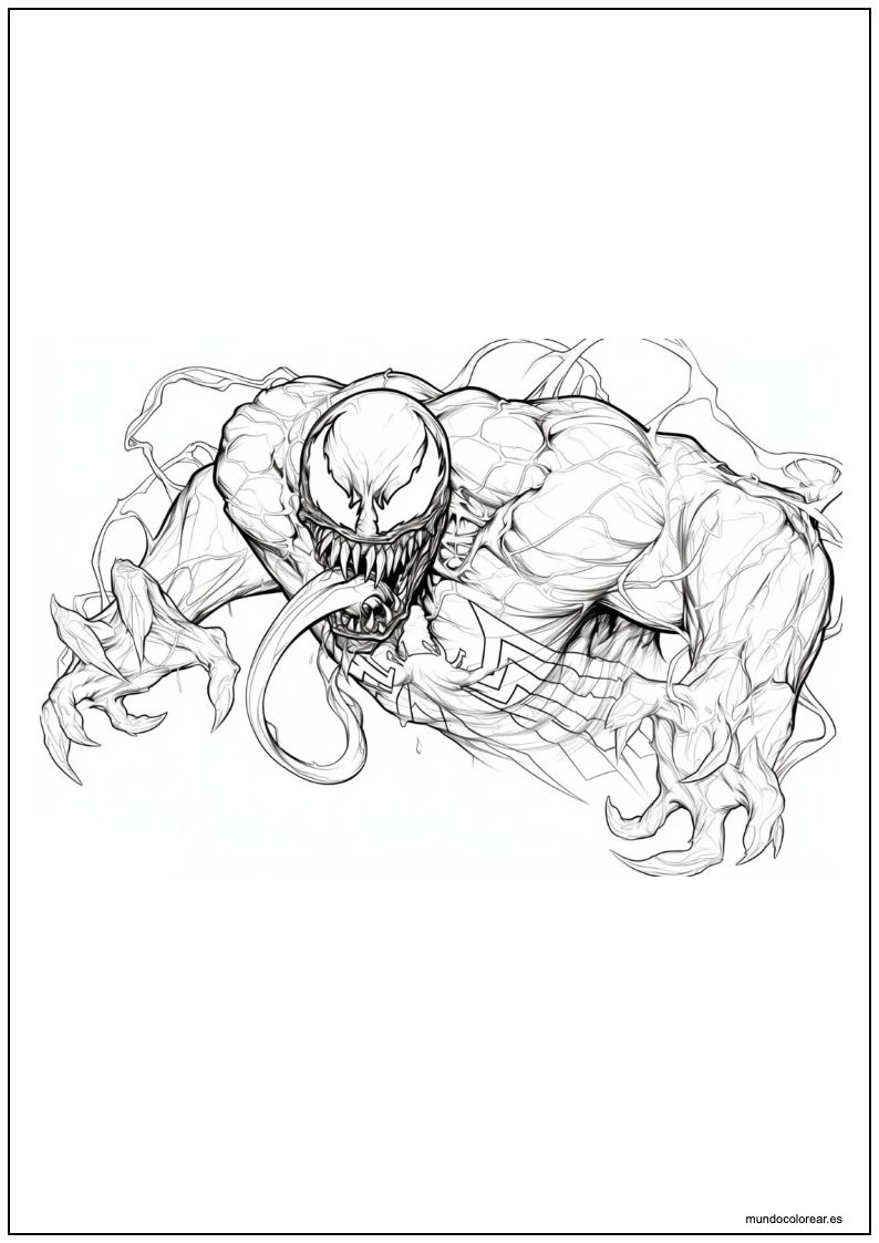 Dibujo De Venom Para Imprimir 27