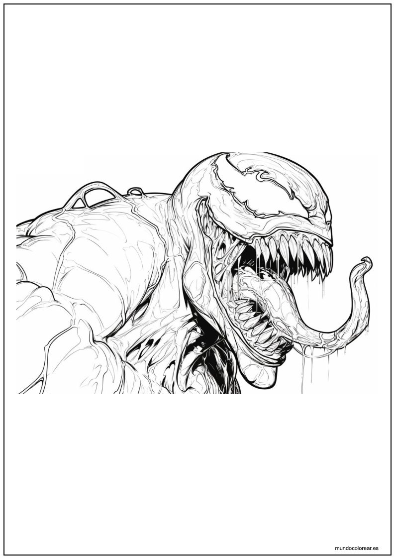 Dibujo De Venom Para Imprimir 29