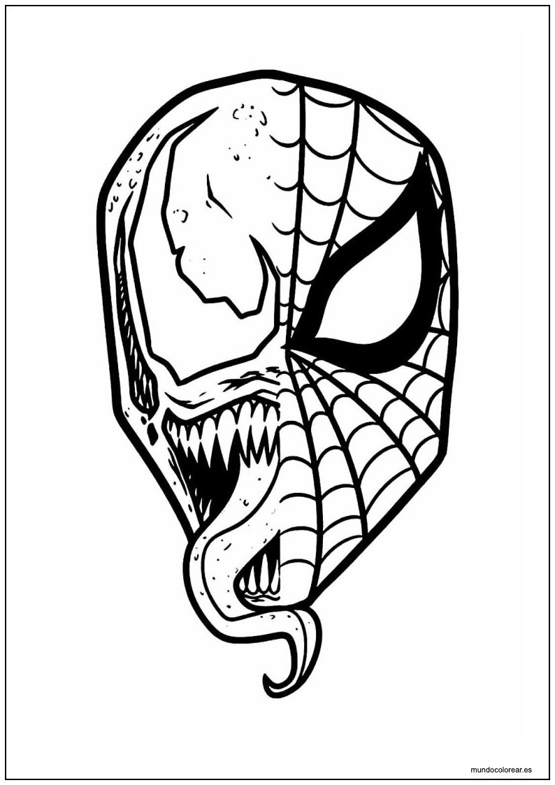 Dibujo De Venom Para Imprimir 9