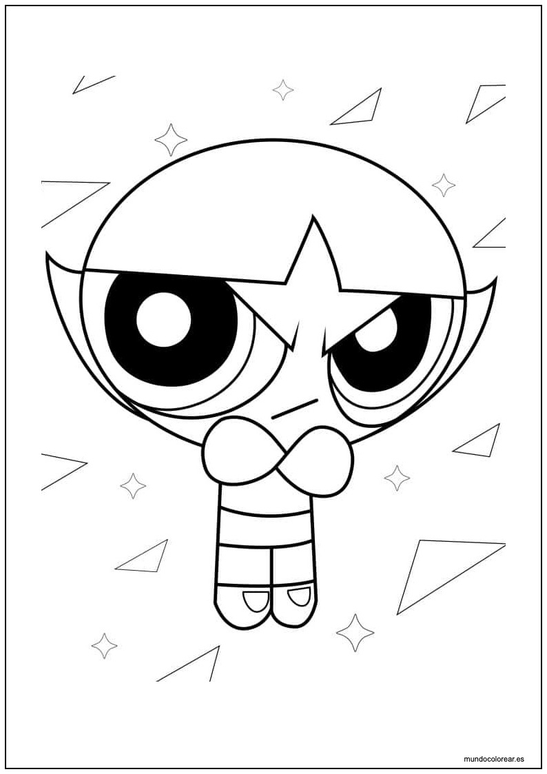 Dibujo De Cactus De Las Supernenas Para Imprimir