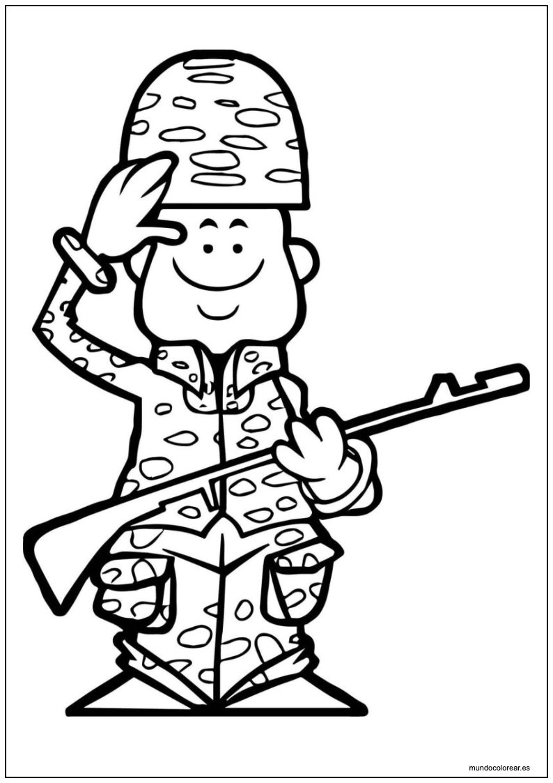 Dibujo De Soldados Para Imprimir 10