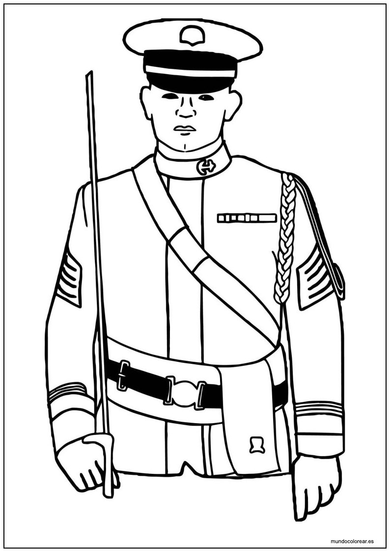 Dibujo De Soldados Para Imprimir 11