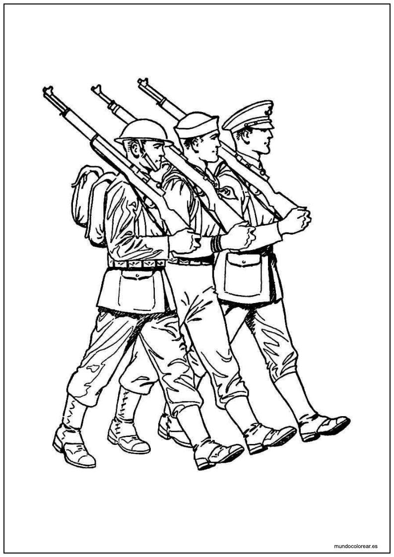 Dibujo De Soldados Para Imprimir 12