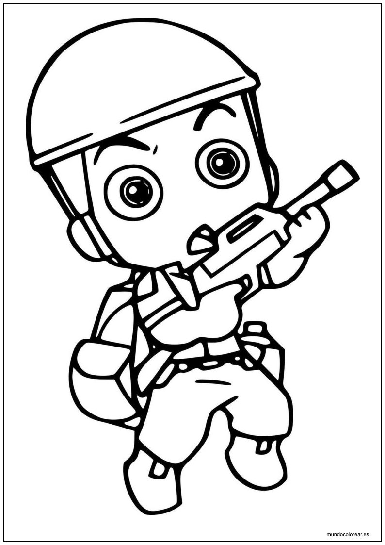 Dibujo De Soldados Para Imprimir 14