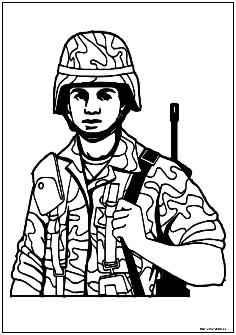 Dibujo De Soldados Para Imprimir 19