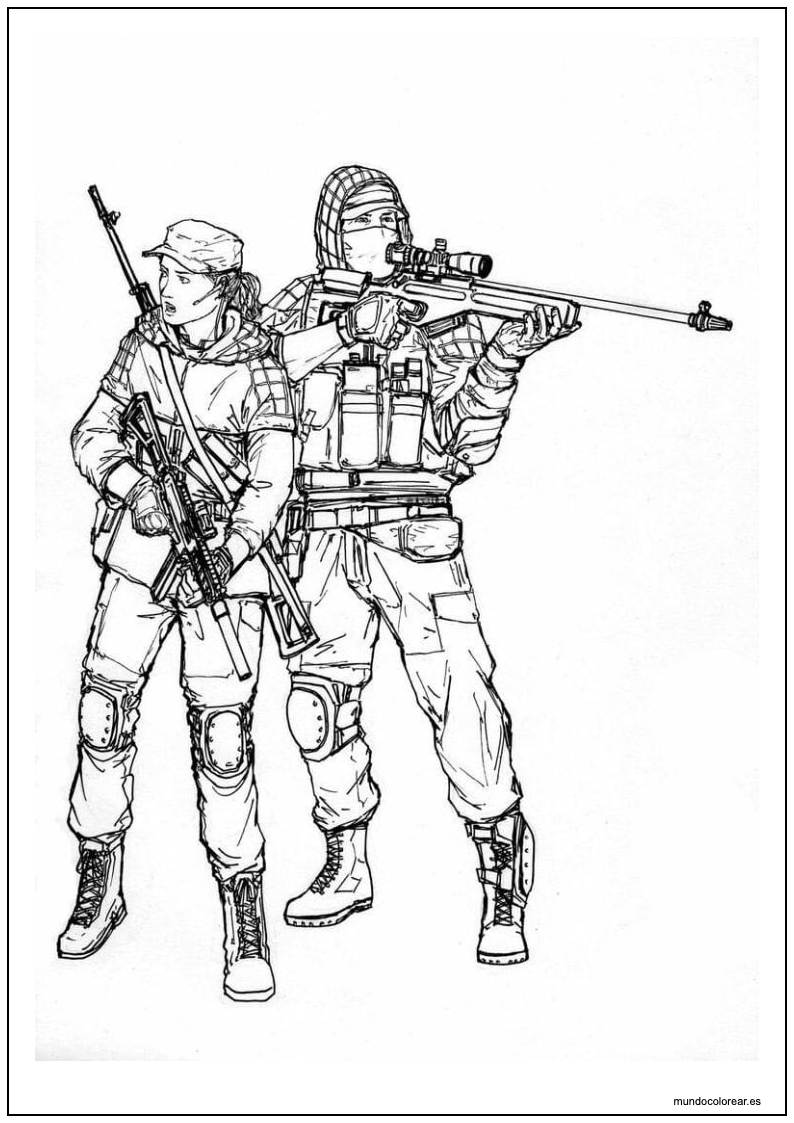 Dibujo De Soldados Para Imprimir 22
