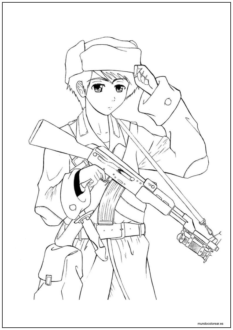 Dibujo De Soldados Para Imprimir 23