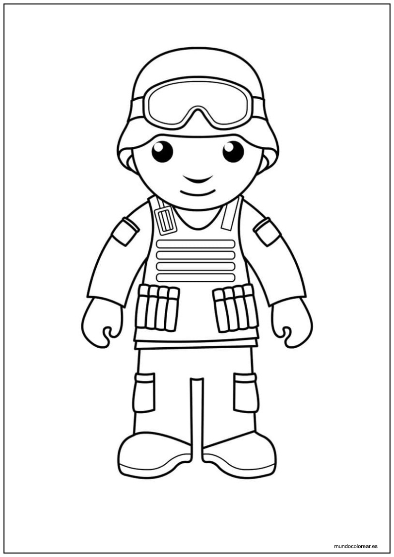 Dibujo De Soldados Para Imprimir 29