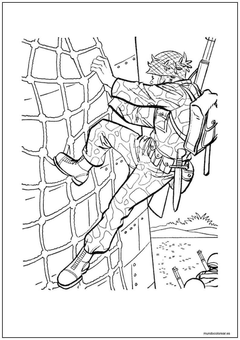 Dibujo De Soldados Para Imprimir 30