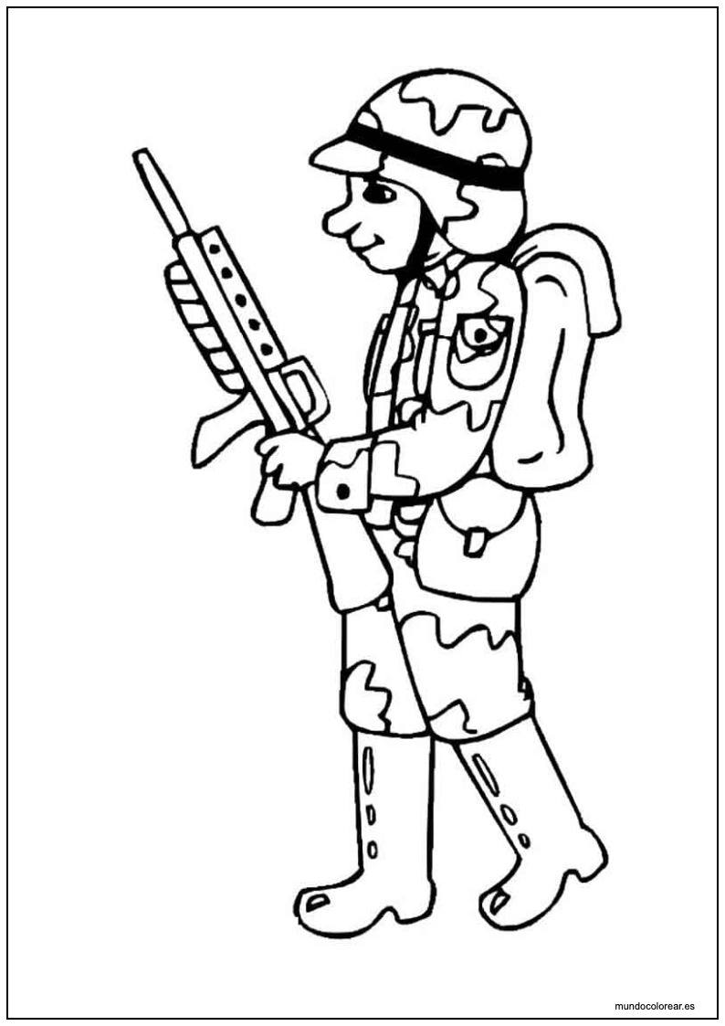 Dibujo De Soldados Para Imprimir 31